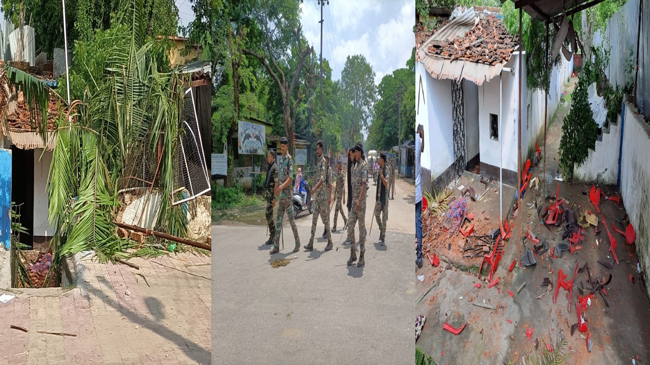 BREAKING :  सिंदरी में भारी  बवाल ,भौरा थानेदार को लगा फरसा ,फायरिंग की भी सूचना 