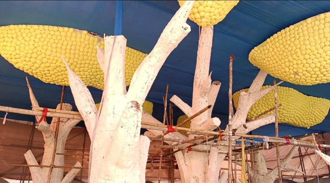 धनबाद न्यू स्टेशन रेलवे कॉलोनी का यह पूजा पंडाल साम्प्रदायिक सद्भाव का है मिसाल, जानिए कैसे