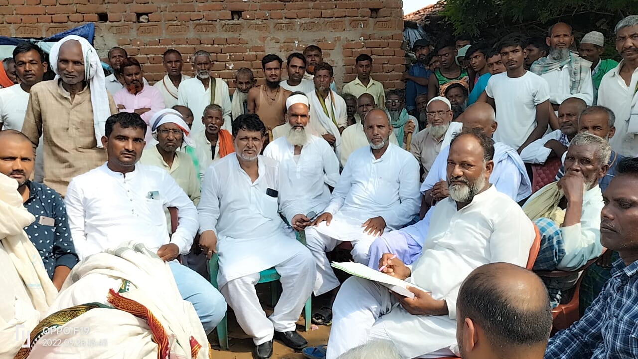 पूजा स्थल को लेकर दो समुदाय में विवाद, शांति बैठक का आयोजन