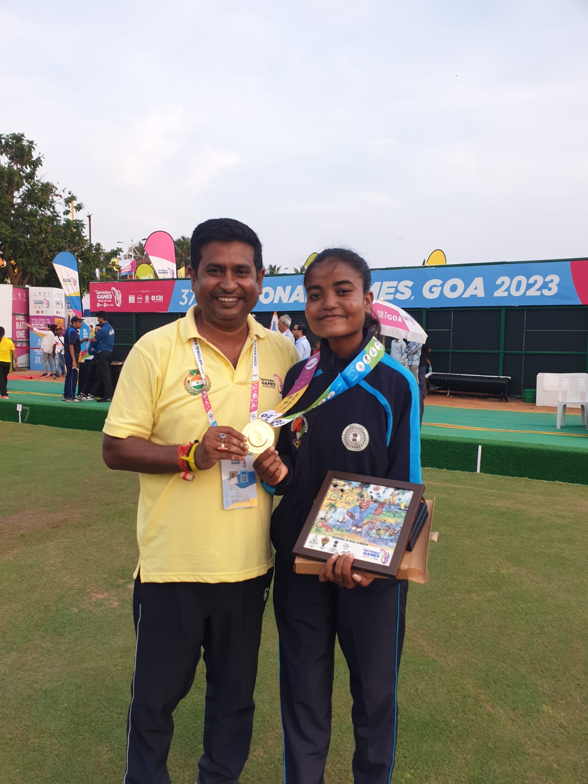 देवघर की लॉन बॉल खिलाड़ी छोटी कुमारी का गोल्ड पर कब्जा, झारखंड के लिये रचा इतिहास