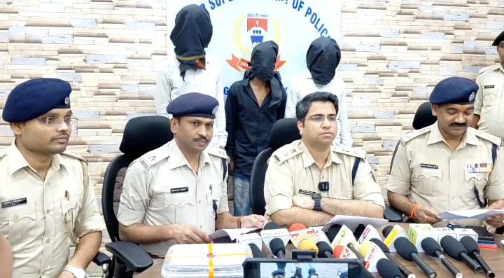 जमशेदपुर पुलिस ने किया हर्ष फायरिंग मामले का खुलासा, मामले में तीन गिरफ़्तार 