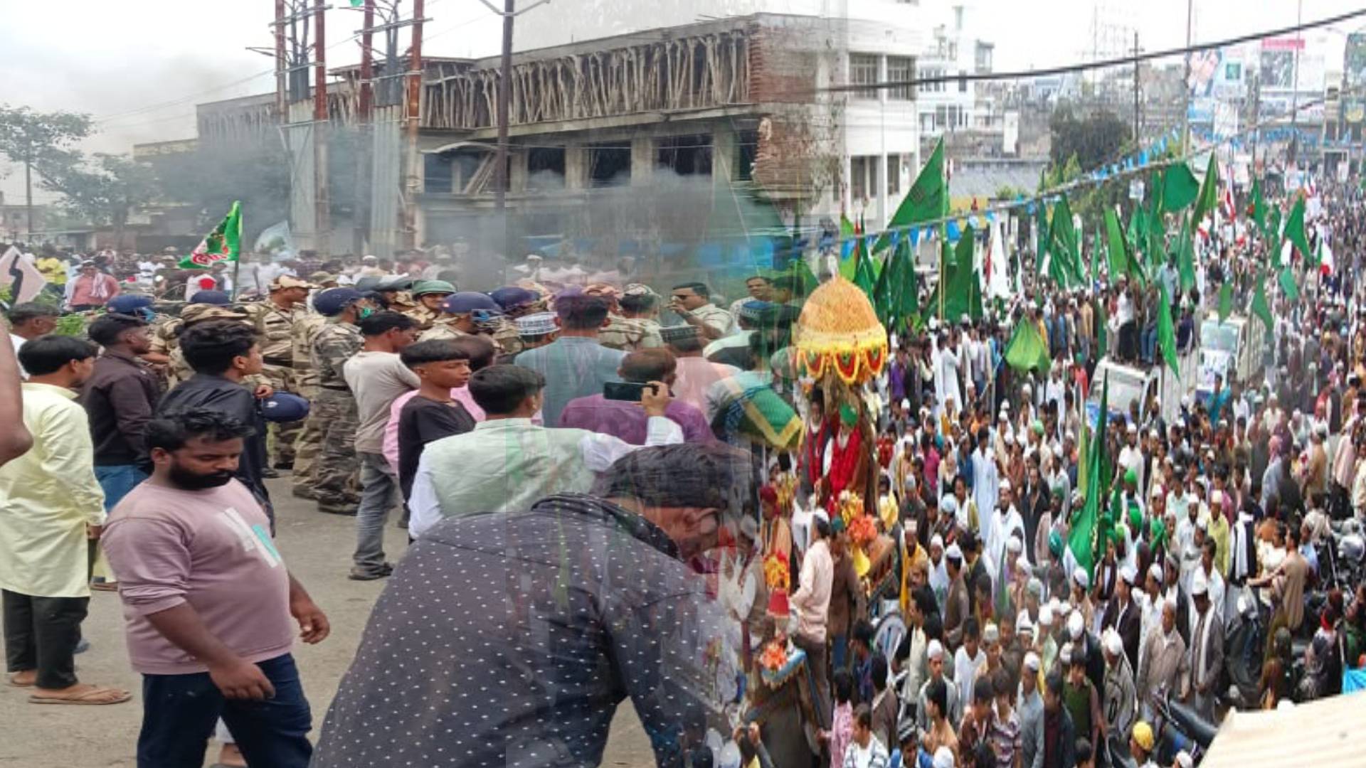रांची में माहौल ख़राब करने की कोशिश!ईद मिलादुन नबी पर हुआ हंगामा