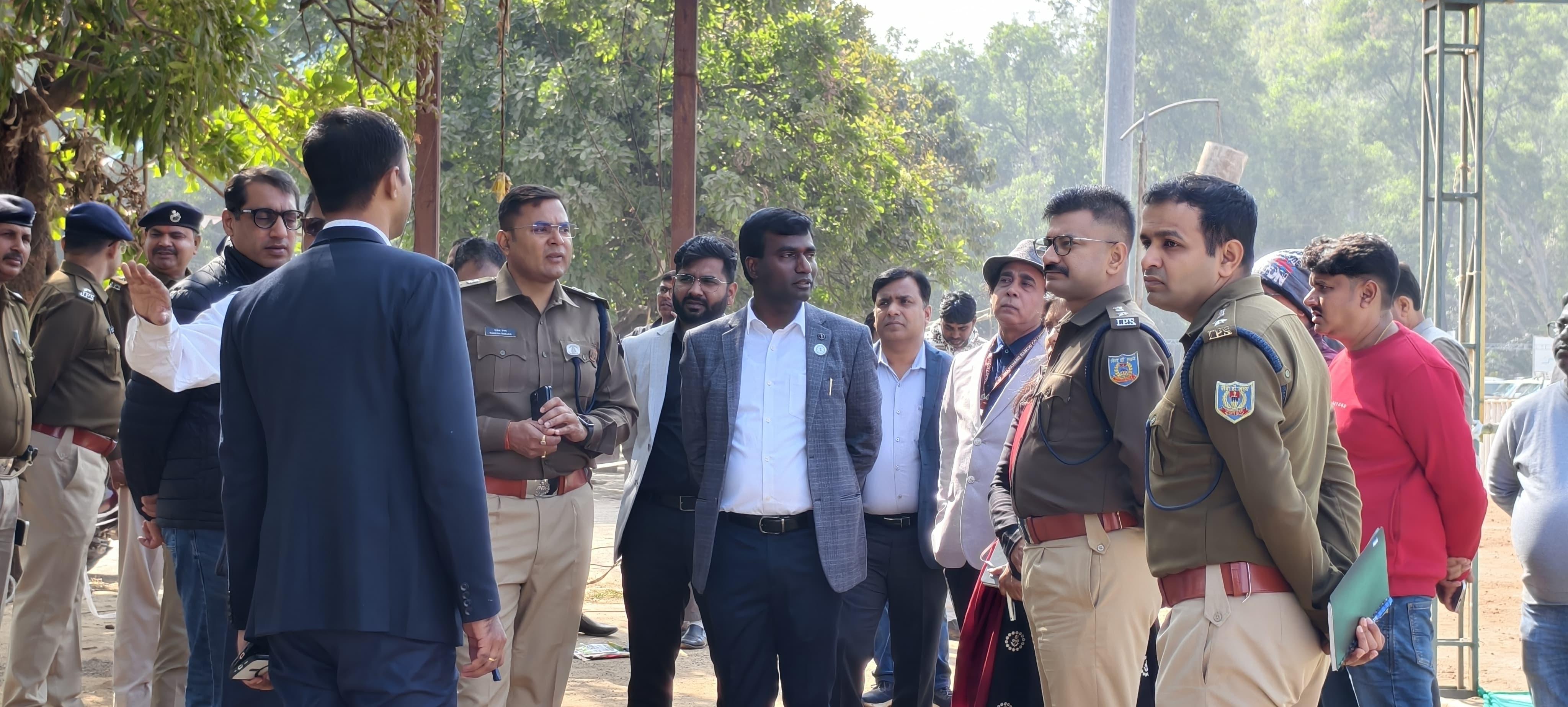 28 नवंबर के नियुक्ति पत्र वितरण कार्यक्रम की तैयारी तेज, डीसी ने किया मोरहाबादी मैदान का किया निरीक्षण