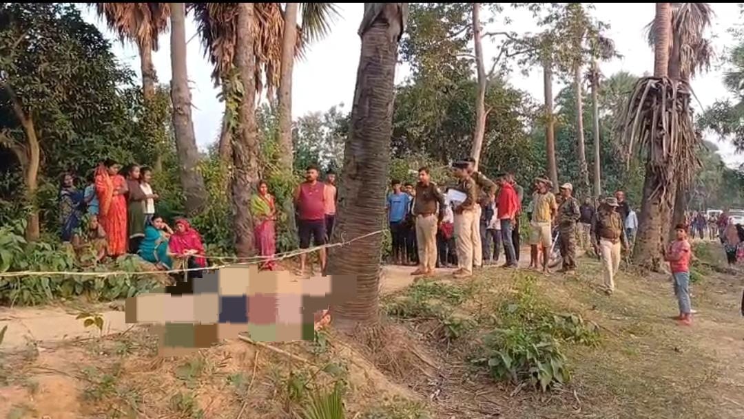 भागलपुर: कजरैली में दिनदहाड़े 75 वर्षीय वृद्ध की हत्या, डीएसपी जांच के लिए घटना स्थल पर पहुंचे