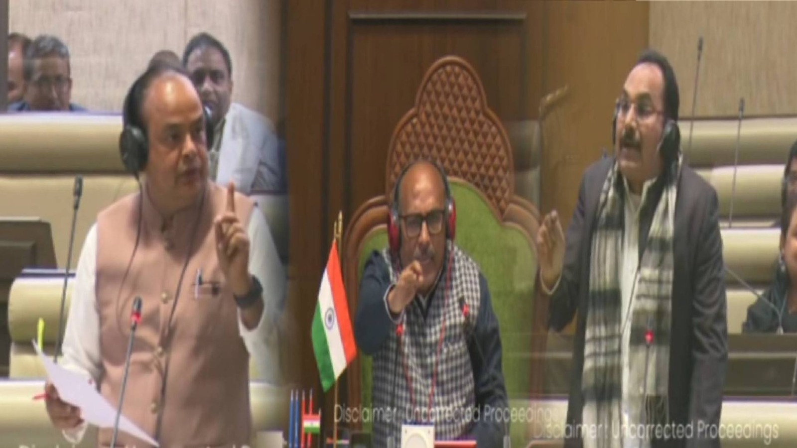 नहीं मिला सवाल का सही जवाब तो आपस में ही भीड़ गए मंत्री इरफान और कांग्रेस विधायक प्रदीप यादव