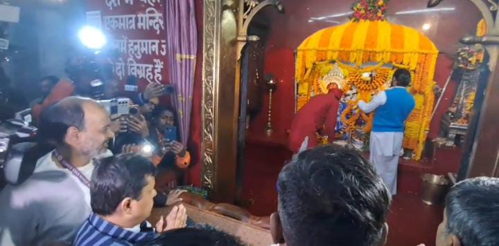 पटना के हनुमान मंदिर पहुंचे बीजेपी ने नए राष्ट्रीय कार्यकारी अध्यक्ष, पूजा-अर्चना कर कही ये बात