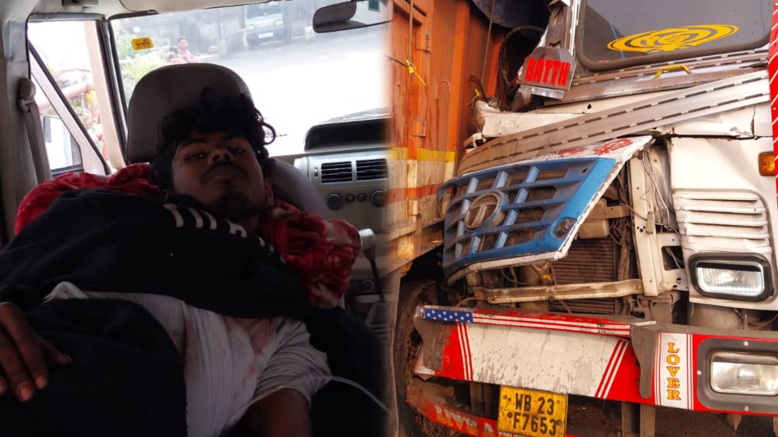 नए साल की सुबह दर्दनाक हादसा, ट्रक–ट्रेलर की हुई आमने-सामने टक्कर