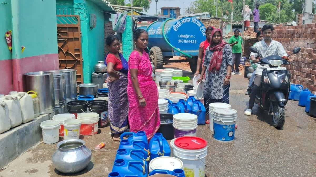 ठंड में भी प्यासा है रांची का ये इलाका, जल संकट से जूझ रहे लोगोंं ने मुख्यमंत्री से लगाई गुहार