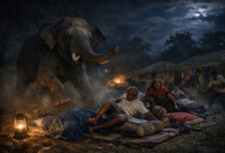 22 लोगों की मौत के बाद भी बेखौफ दंतैल, 3 दिनों से ट्रैकिंग ड्रोन फेल, 30 गांवों में दहशत का साया